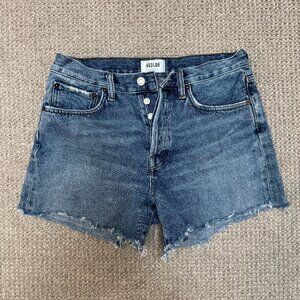 AGOLDE Parker long denim short